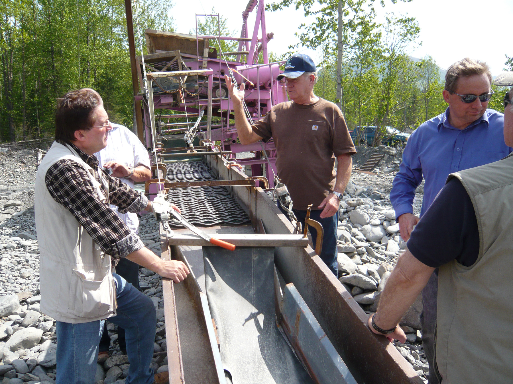 090608 Germans at Bill_s Plant